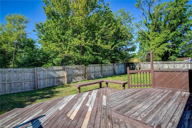 536 Willow Bend Dr, Chesapeake, VA 23323 - view of wooden deck