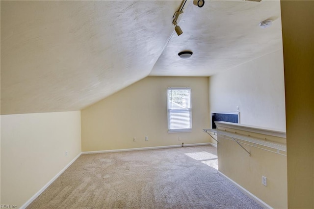 536 Willow Bend Dr, Chesapeake, VA 23323 - additional living space with carpet, vaulted ceiling, and baseboards
