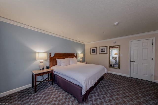 709 Graves Ordinary, Williamsburg, VA 23185 - bedroom with ornamental molding, baseboards, and carpet flooring