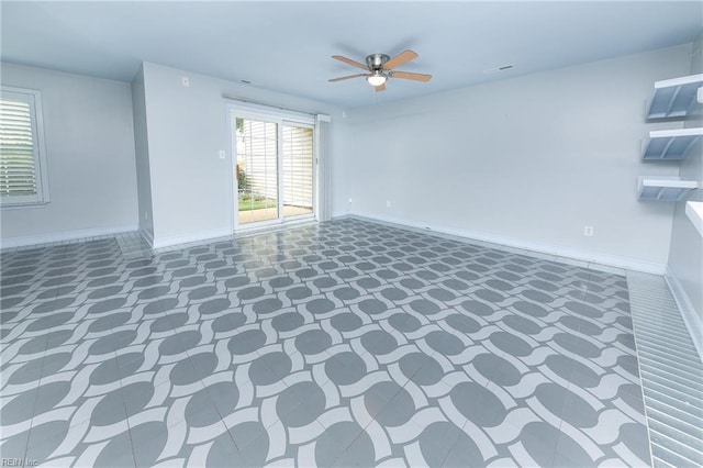 5191 Cypress Point Cir, Virginia Beach, VA 23455 - empty room with baseboards and ceiling fan