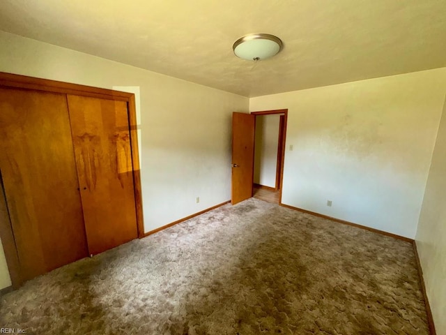 436 Clemson Ave, Chesapeake, VA 23324 - unfurnished bedroom featuring carpet, a closet, and baseboards