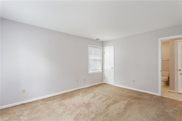 414 Bryan Ct, Newport News, VA 23606 - unfurnished bedroom with carpet, baseboards, and ensuite bathroom
