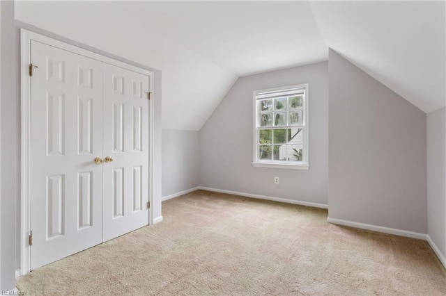 414 Bryan Ct, Newport News, VA 23606 - bonus room with carpet, lofted ceiling, and baseboards