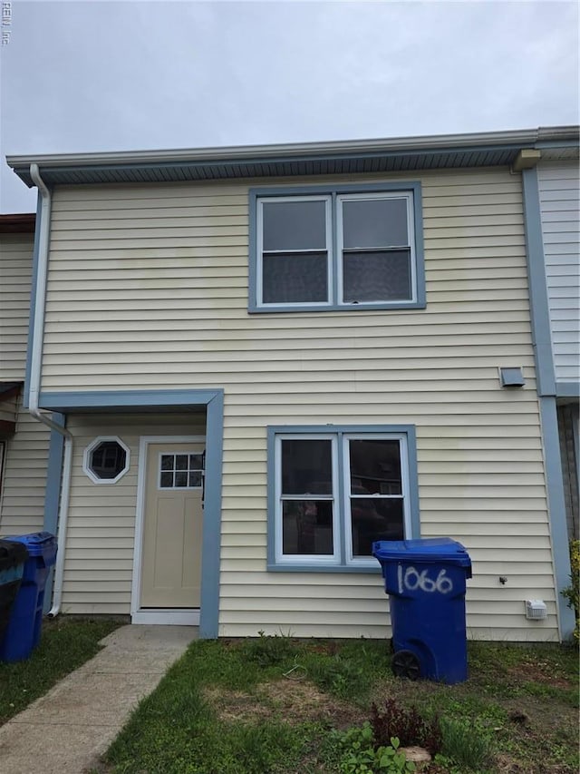 view of back of property
