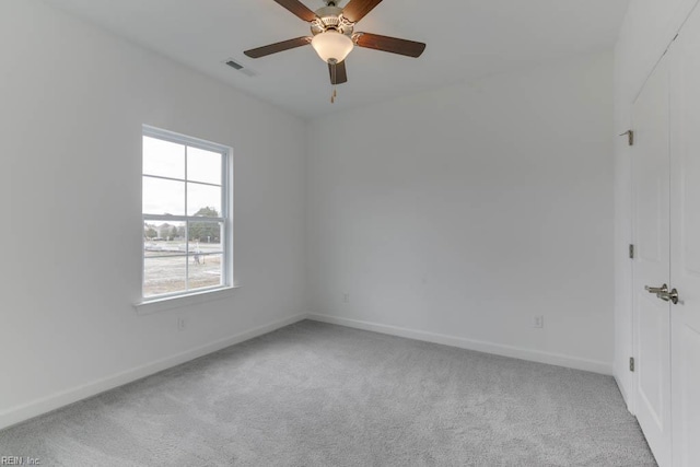 905 Cooper Ln, Chesapeake, VA 23320 - carpeted empty room featuring baseboards and a ceiling fan