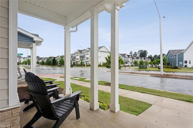 1502 Independence Blvd, Newport News, VA 23608 - view of patio featuring a residential view and covered porch