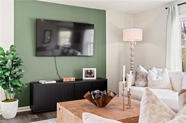 300 Mizzen Way, Elizabeth City, NC 27909 - living room featuring wood finished floors