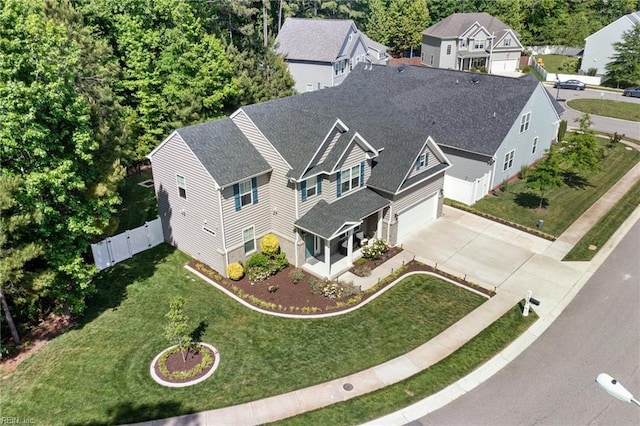 219 Dunway Ln, Chesapeake, VA 23323 - aerial view of property and surrounding area