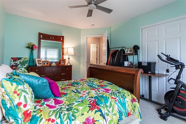 455 Fairway Lookout, Williamsburg, VA 23188 - carpeted bedroom with a ceiling fan