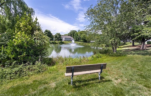 455 Fairway Lookout, Williamsburg, VA 23188 - view of property's community with a water view and a yard