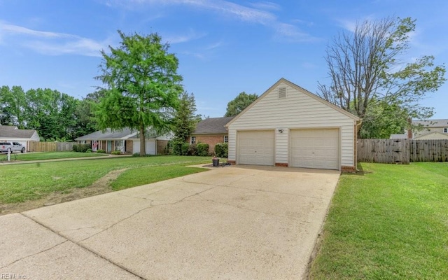 5009 Meadow Pines Pl, Virginia Beach, VA 23464 - view of front of home with a detached garage