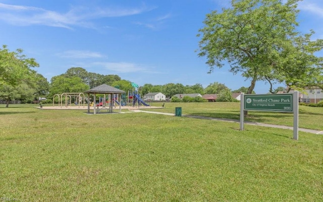 5009 Meadow Pines Pl, Virginia Beach, VA 23464 - view of community with a lawn