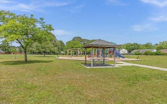 5009 Meadow Pines Pl, Virginia Beach, VA 23464 - view of community featuring a lawn