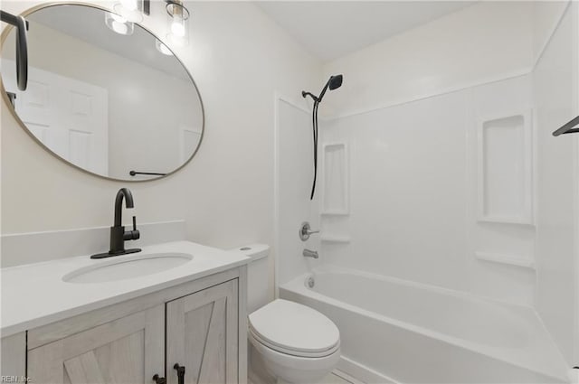 155 Colony Rd, Newport News, VA 23602 - full bathroom with toilet, vanity, and shower / bathtub combination