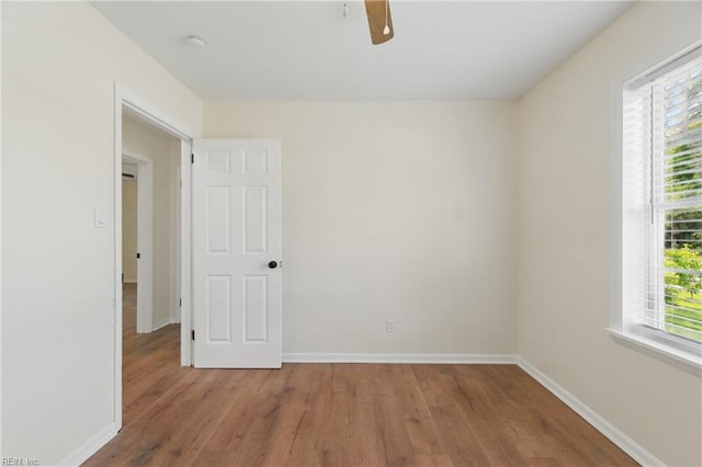 155 Colony Rd, Newport News, VA 23602 - spare room with wood finished floors, healthy amount of natural light, baseboards, and a smoke detector