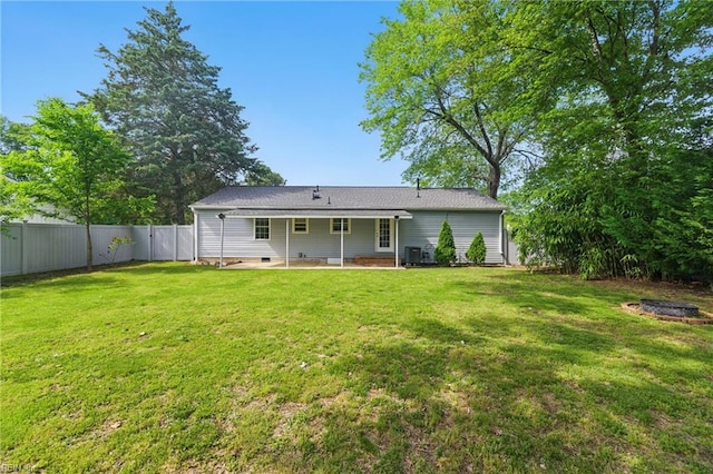 155 Colony Rd, Newport News, VA 23602 - rear view of house with a patio area and crawl space