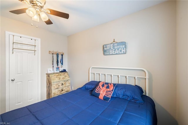 1117 Confederate Cres, Virginia Beach, VA 23453 - bedroom with ceiling fan