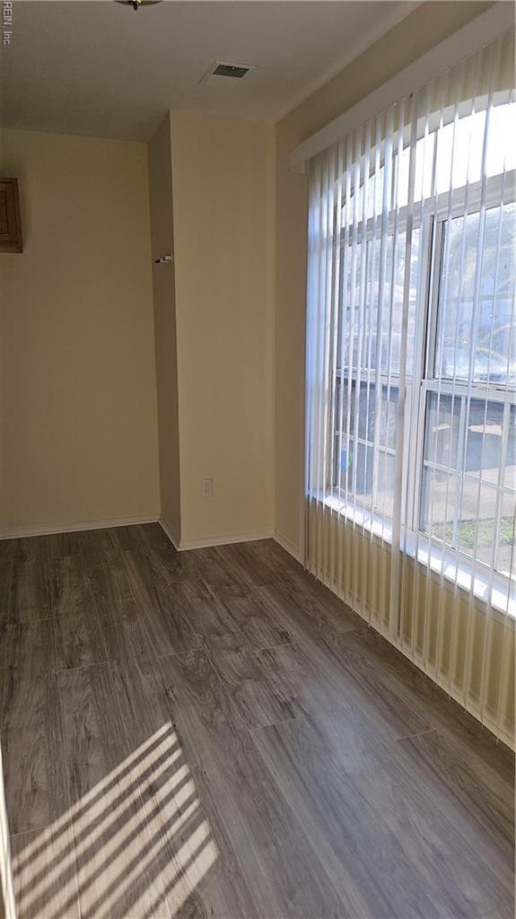 3513 Radford Cir, Chesapeake, VA 23321 - unfurnished room featuring wood finished floors and baseboards