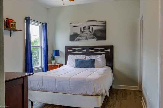 3218 Pretty Lake Ave Unit A, Norfolk, VA 23518 - bedroom with wood finished floors and baseboards