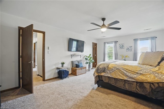 4748 Longmont Rd, Virginia Beach, VA 23456 - carpeted bedroom with a ceiling fan and baseboards