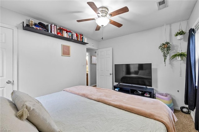 1812 Bancroft Dr, Hampton, VA 23663 - carpeted bedroom featuring baseboards and a ceiling fan