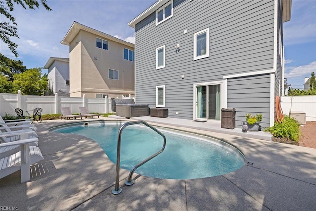 609 S Atlantic Ave, Virginia Beach, VA 23451 - view of pool with a patio area and a fenced backyard
