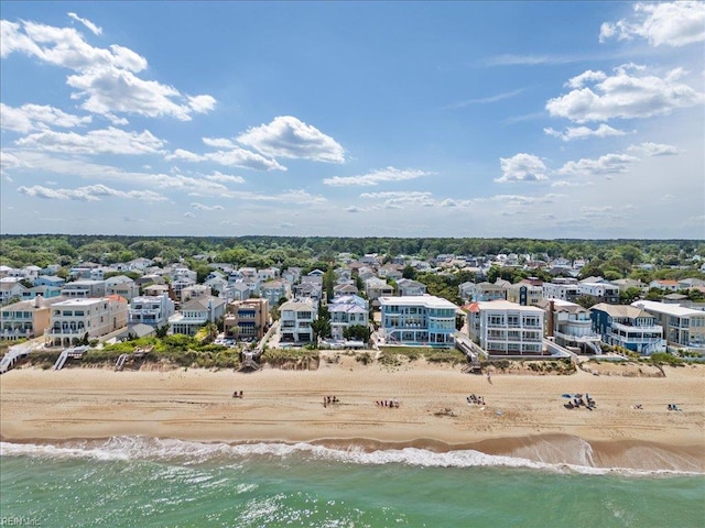 609 S Atlantic Ave, Virginia Beach, VA 23451 - aerial perspective of suburban area with expansive beach