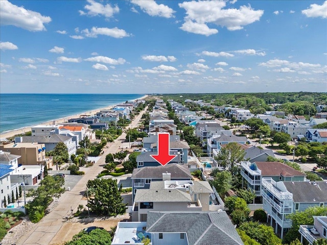 609 S Atlantic Ave, Virginia Beach, VA 23451 - aerial perspective of suburban area featuring a large body of water