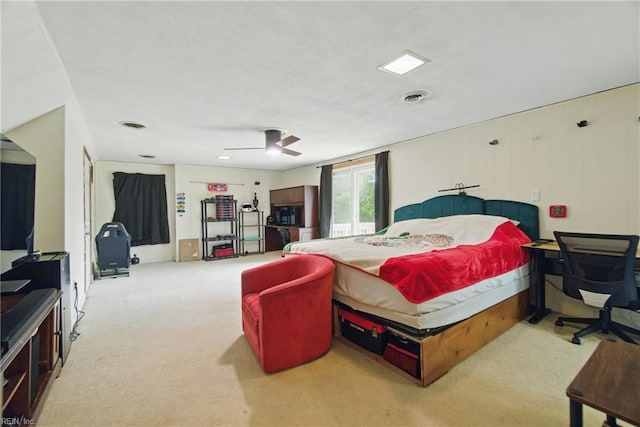 1237 Peachtree Dr, Suffolk, VA 23434 - carpeted bedroom with a ceiling fan