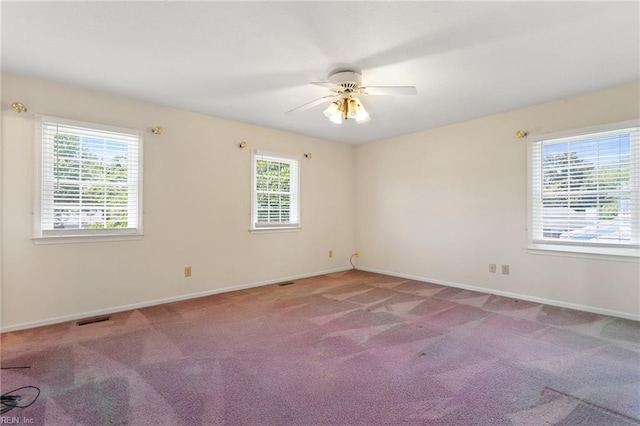 12 Critzos Ct, Hampton, VA 23669 - carpeted empty room featuring baseboards and a ceiling fan