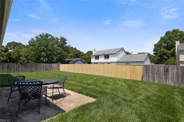 12 Critzos Ct, Hampton, VA 23669 - view of yard with a patio and outdoor dining space