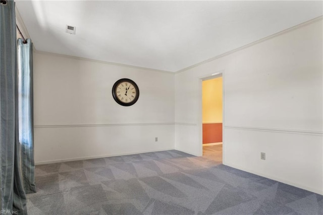 12 Critzos Ct, Hampton, VA 23669 - carpeted empty room featuring baseboards and ornamental molding