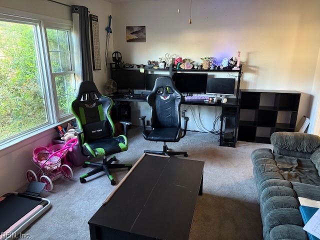 609 Aragona Blvd, Virginia Beach, VA 23462 - exercise room with carpet