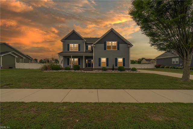 4030 Evan Cir, Suffolk, VA 23435 - view of front facade featuring a porch