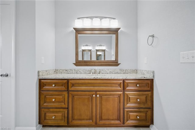 4030 Evan Cir, Suffolk, VA 23435 - bathroom featuring vanity and baseboards