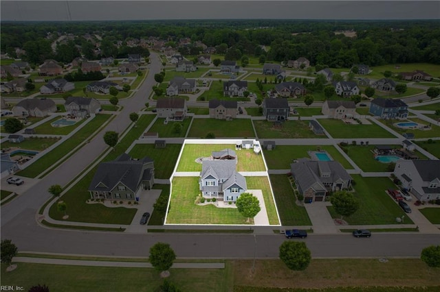 4030 Evan Cir, Suffolk, VA 23435 - aerial view of residential area featuring property boundaries highlighted