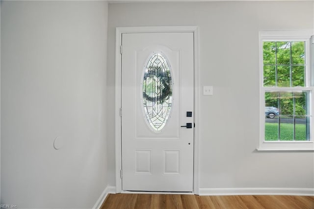 1600 Walsh Ct, Virginia Beach, VA 23454 - foyer entrance with baseboards and wood finished floors