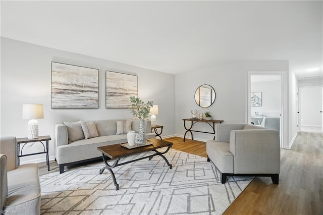 1600 Walsh Ct, Virginia Beach, VA 23454 - living area with light wood-type flooring and baseboards