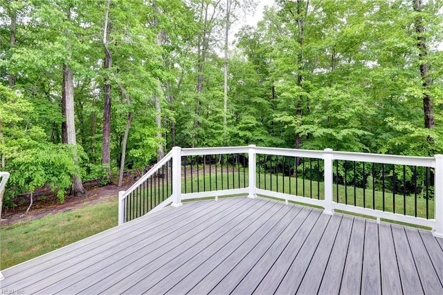 307 Lorraine Dr, Williamsburg, VA 23185 - wooden deck with a yard