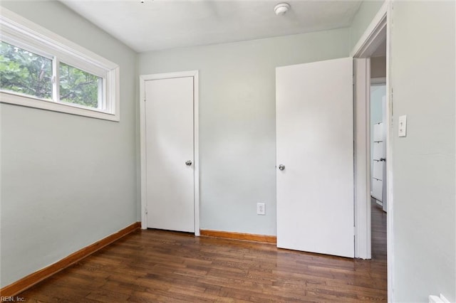 164 Findley Sq, Hampton, VA 23666 - unfurnished bedroom with wood finished floors and baseboards