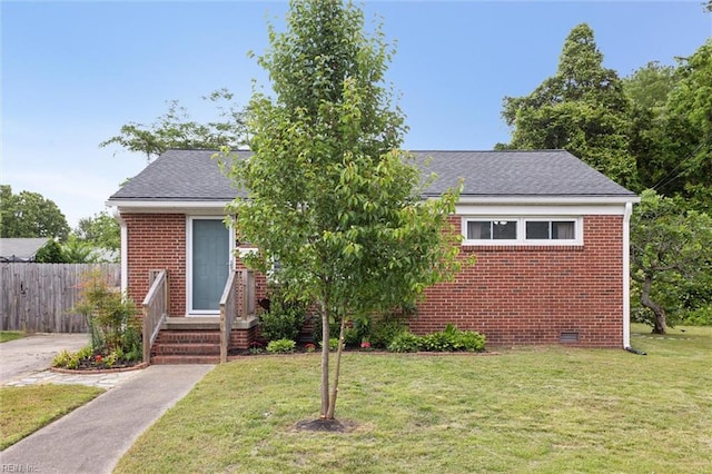 164 Findley Sq, Hampton, VA 23666 - view of front of property with brick siding and roof with shingles