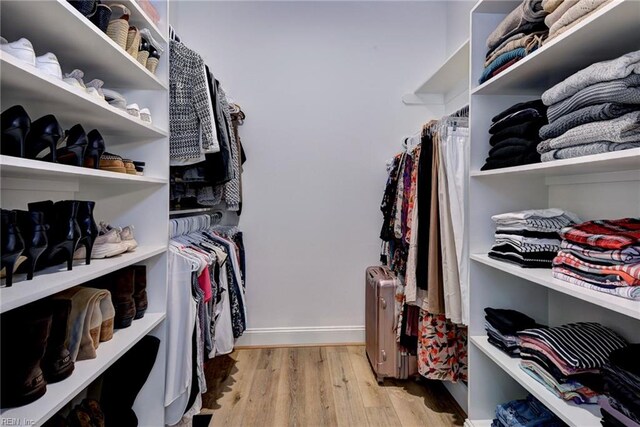 116 Formby, Williamsburg, VA 23188 - spacious closet featuring light wood-style floors