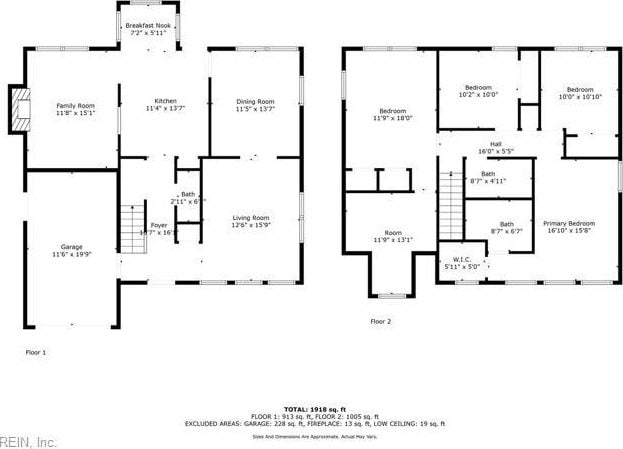 6017 Glen View Dr, Virginia Beach, VA 23464 - floor plan / room layout