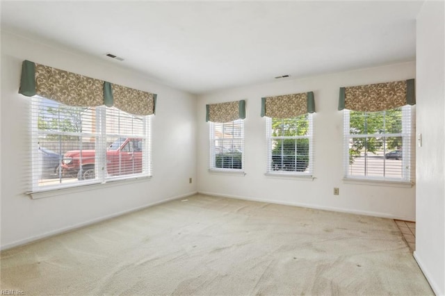 6017 Glen View Dr, Virginia Beach, VA 23464 - spare room with healthy amount of natural light, carpet floors, and baseboards