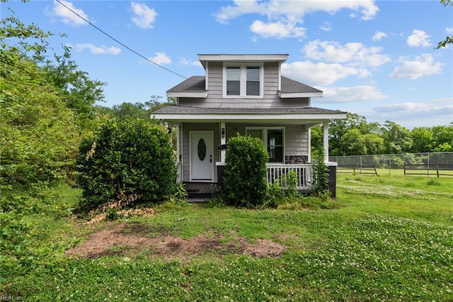 bungalow-style house with a porch