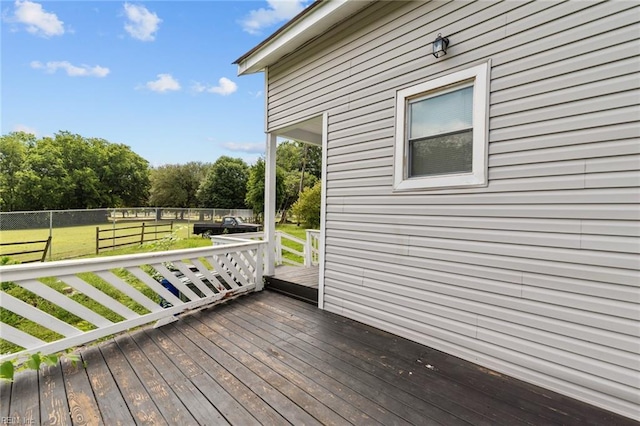 view of deck