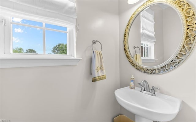 2230 Angler Ln, Chesapeake, VA 23323 - bathroom with a sink and plenty of natural light