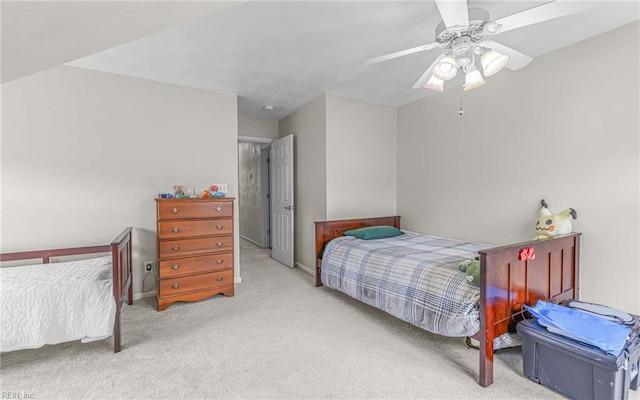 2230 Angler Ln, Chesapeake, VA 23323 - carpeted bedroom featuring ceiling fan