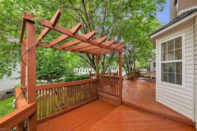 2537 Springhaven Dr, Virginia Beach, VA 23456 - wooden terrace with a pergola