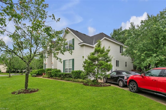 2537 Springhaven Dr, Virginia Beach, VA 23456 - view of side of home featuring a lawn